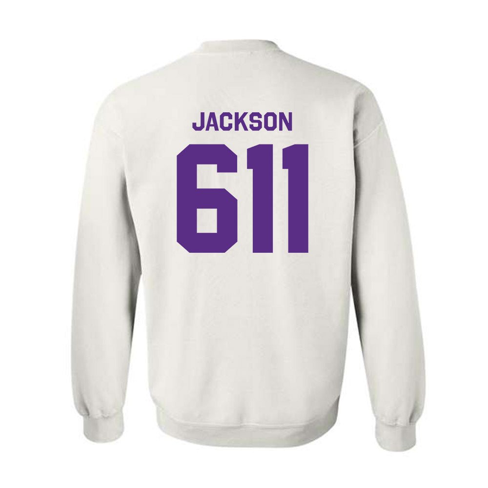 TCU - NCAA Women's Track & Field : Genesis Jackson - Classic Shersey Crewneck Sweatshirt-1