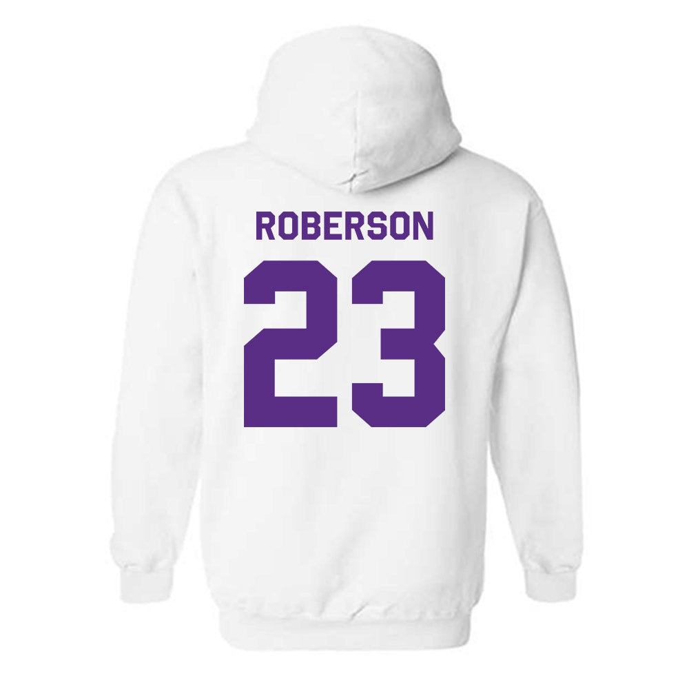TCU - NCAA Women's Basketball : Aaliyah Roberson - Classic Shersey Hooded Sweatshirt-1
