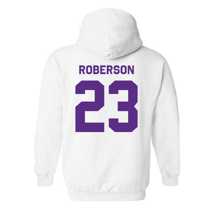 TCU - NCAA Women's Basketball : Aaliyah Roberson - Classic Shersey Hooded Sweatshirt-1