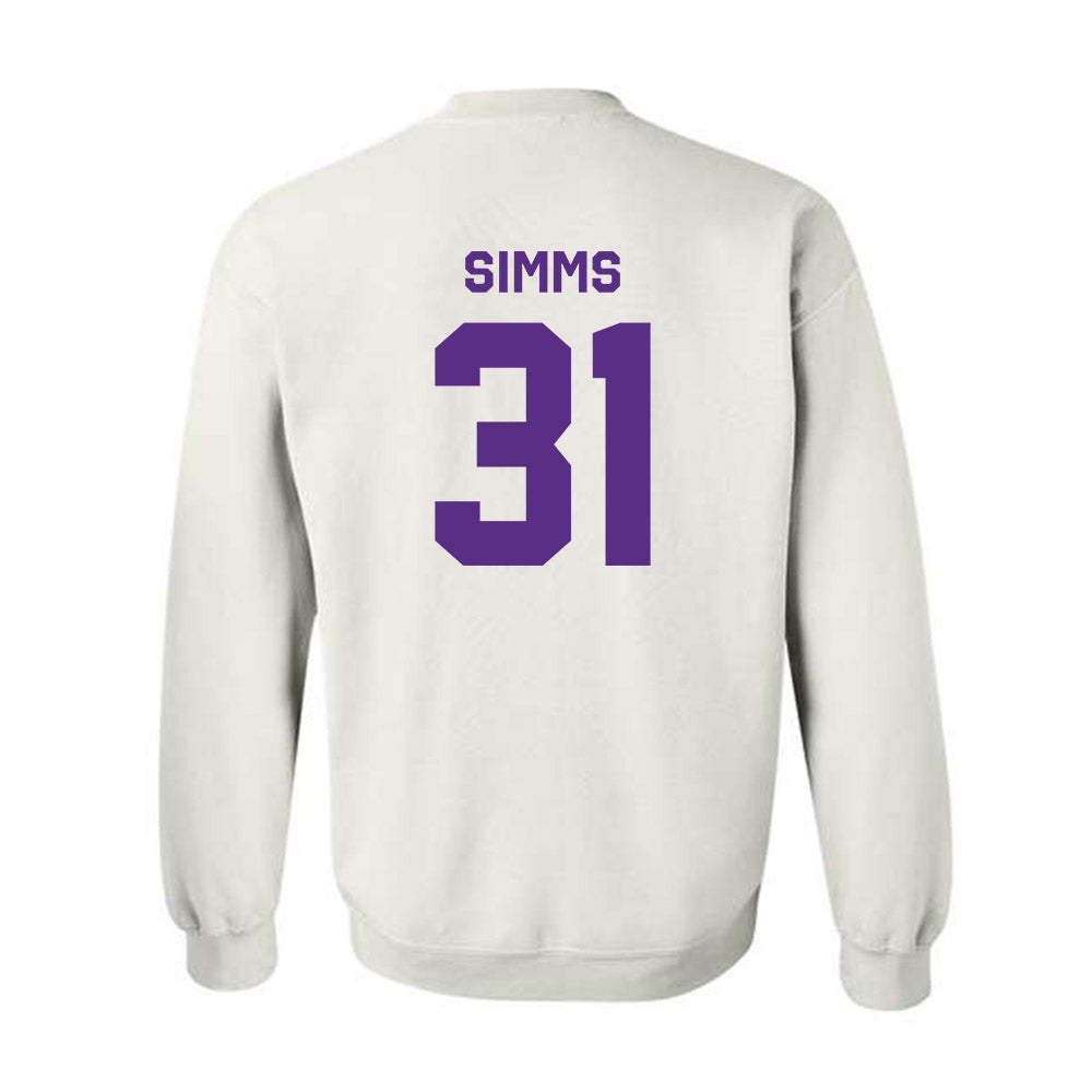 TCU - NCAA Football : Julius Simms - Classic Shersey Crewneck Sweatshirt-1