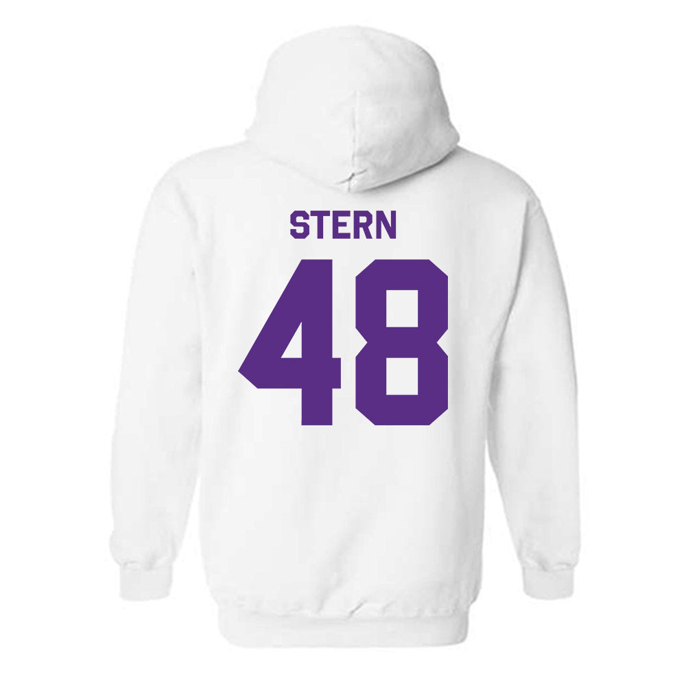 TCU - NCAA Baseball : Nate Stern - Classic Shersey Hooded Sweatshirt-1