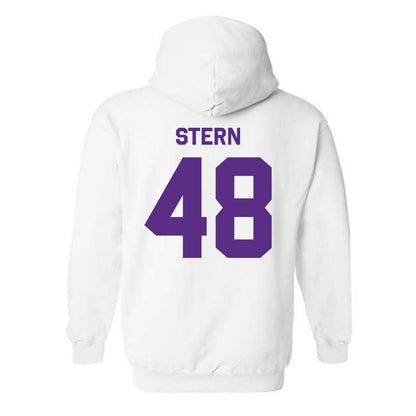 TCU - NCAA Baseball : Nate Stern - Classic Shersey Hooded Sweatshirt-1