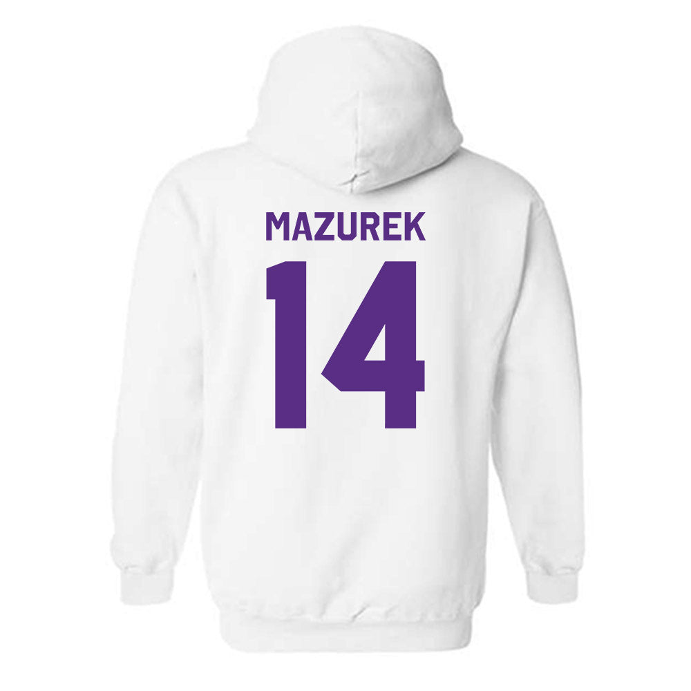 TCU - NCAA Women's Basketball : Natalie Mazurek - Classic Shersey Hooded Sweatshirt-1