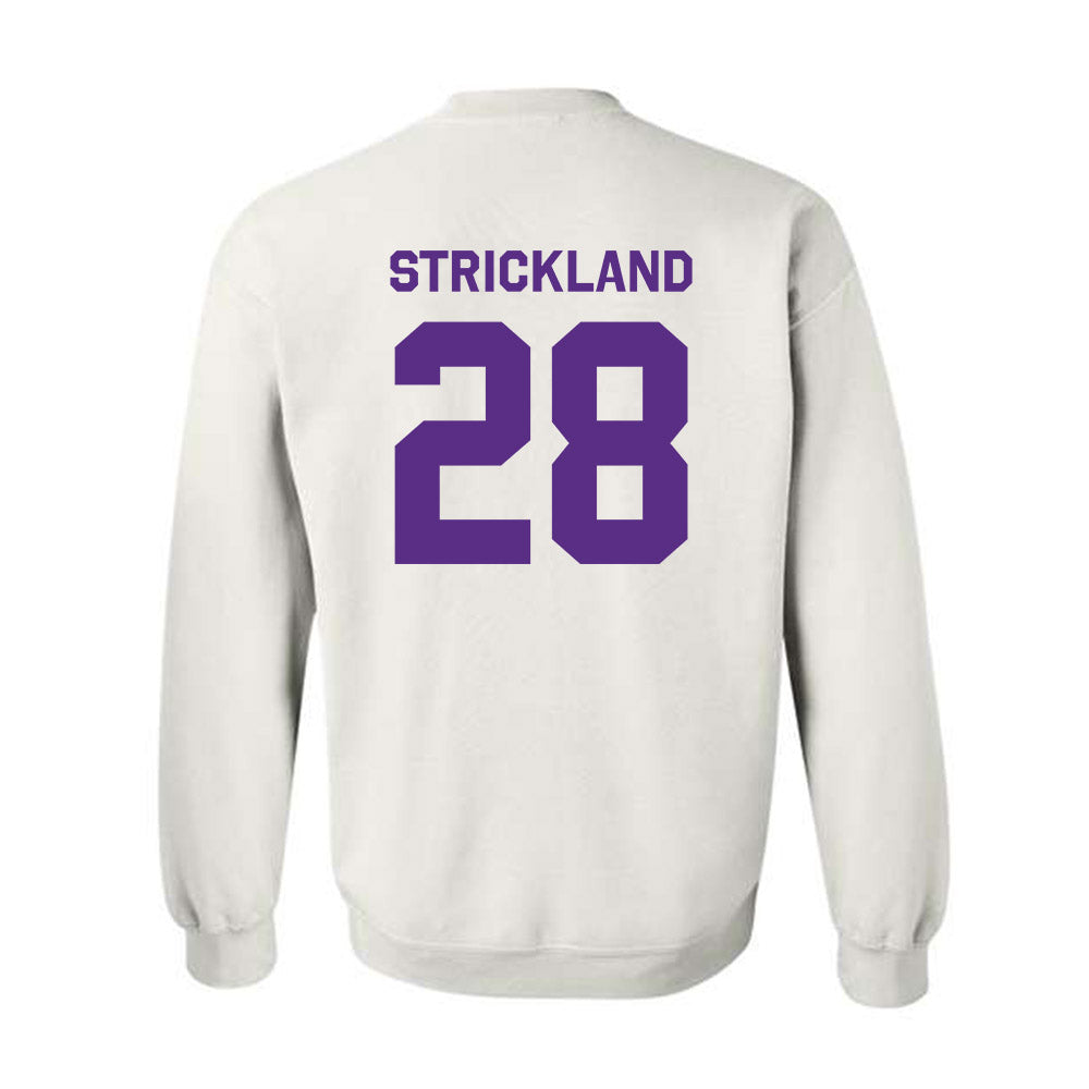 TCU - NCAA Football : Micah Strickland - Classic Shersey Crewneck Sweatshirt-1