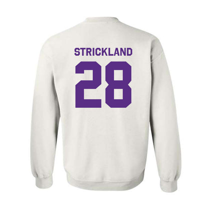 TCU - NCAA Football : Micah Strickland - Classic Shersey Crewneck Sweatshirt-1
