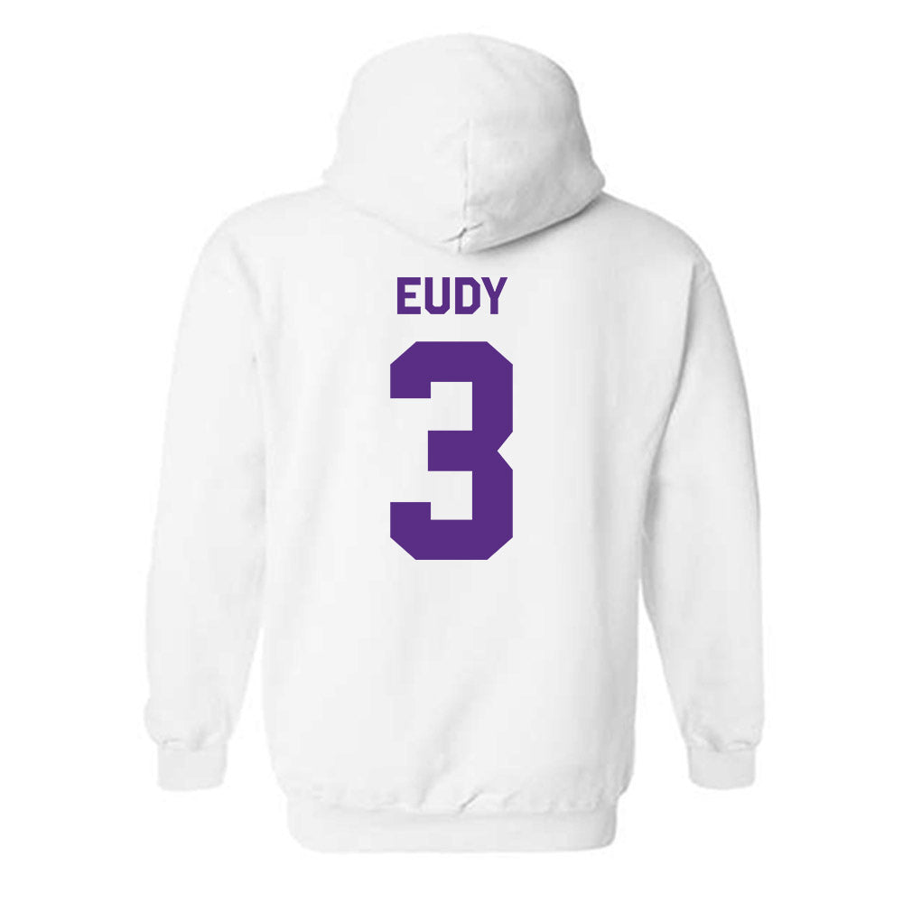 TCU - NCAA Baseball : Kade Eudy - Classic Shersey Hooded Sweatshirt-1