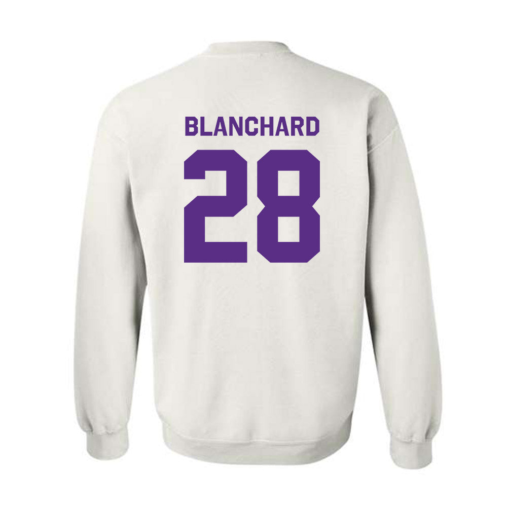 TCU - NCAA Baseball : Colin Blanchard - Classic Shersey Crewneck Sweatshirt-1