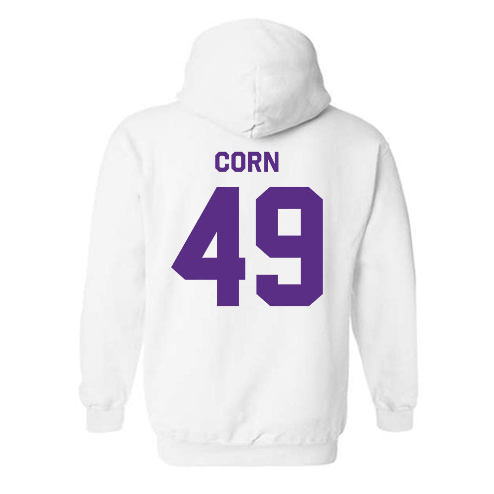TCU - NCAA Football : Anders Corn - Classic Shersey Hooded Sweatshirt-1