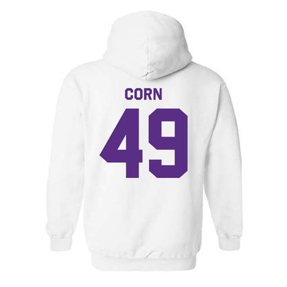 TCU - NCAA Football : Anders Corn - Classic Shersey Hooded Sweatshirt-1