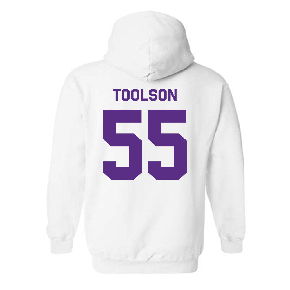 TCU - NCAA Men's Basketball : Tanner Toolson - Classic Shersey Hooded Sweatshirt-1
