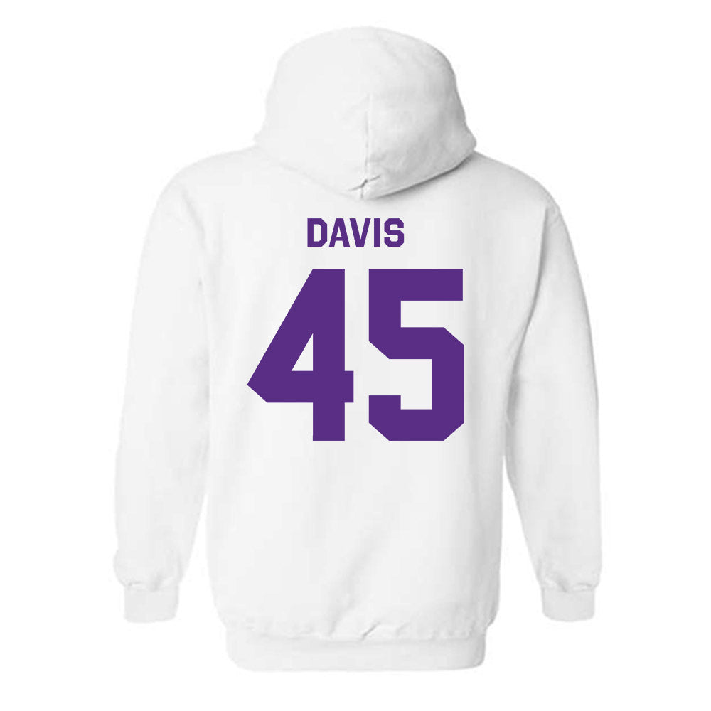 TCU - NCAA Baseball : Lance Davis - Classic Shersey Hooded Sweatshirt-1