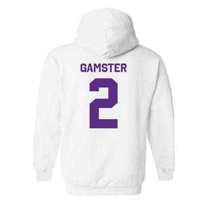 TCU - NCAA Baseball : Preston Gamster - Classic Shersey Hooded Sweatshirt-1