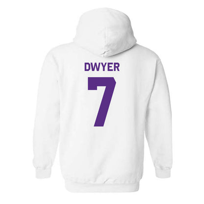 TCU - NCAA Football : Jordan Dwyer - Classic Shersey Hooded Sweatshirt-1