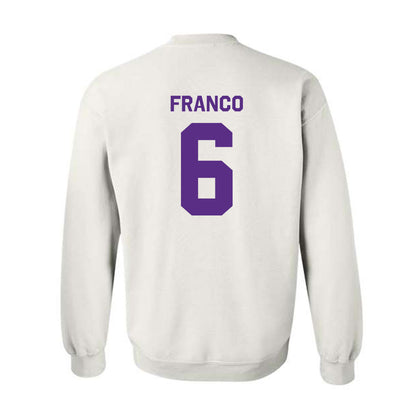 TCU - NCAA Baseball : Noah Franco - Classic Shersey Crewneck Sweatshirt-2