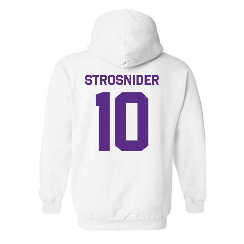TCU - NCAA Baseball : Sawyer Strosnider - Classic Shersey Hooded Sweatshirt-1