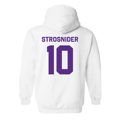 TCU - NCAA Baseball : Sawyer Strosnider - Classic Shersey Hooded Sweatshirt-1