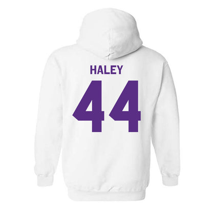 TCU - NCAA Football : Sam Haley - Classic Shersey Hooded Sweatshirt-1