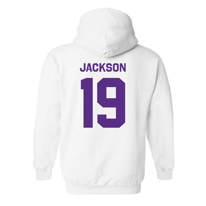 TCU - NCAA Football : Kylin Jackson - Classic Shersey Hooded Sweatshirt-1