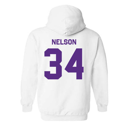 TCU - NCAA Baseball : Cade Nelson - Classic Shersey Hooded Sweatshirt-1