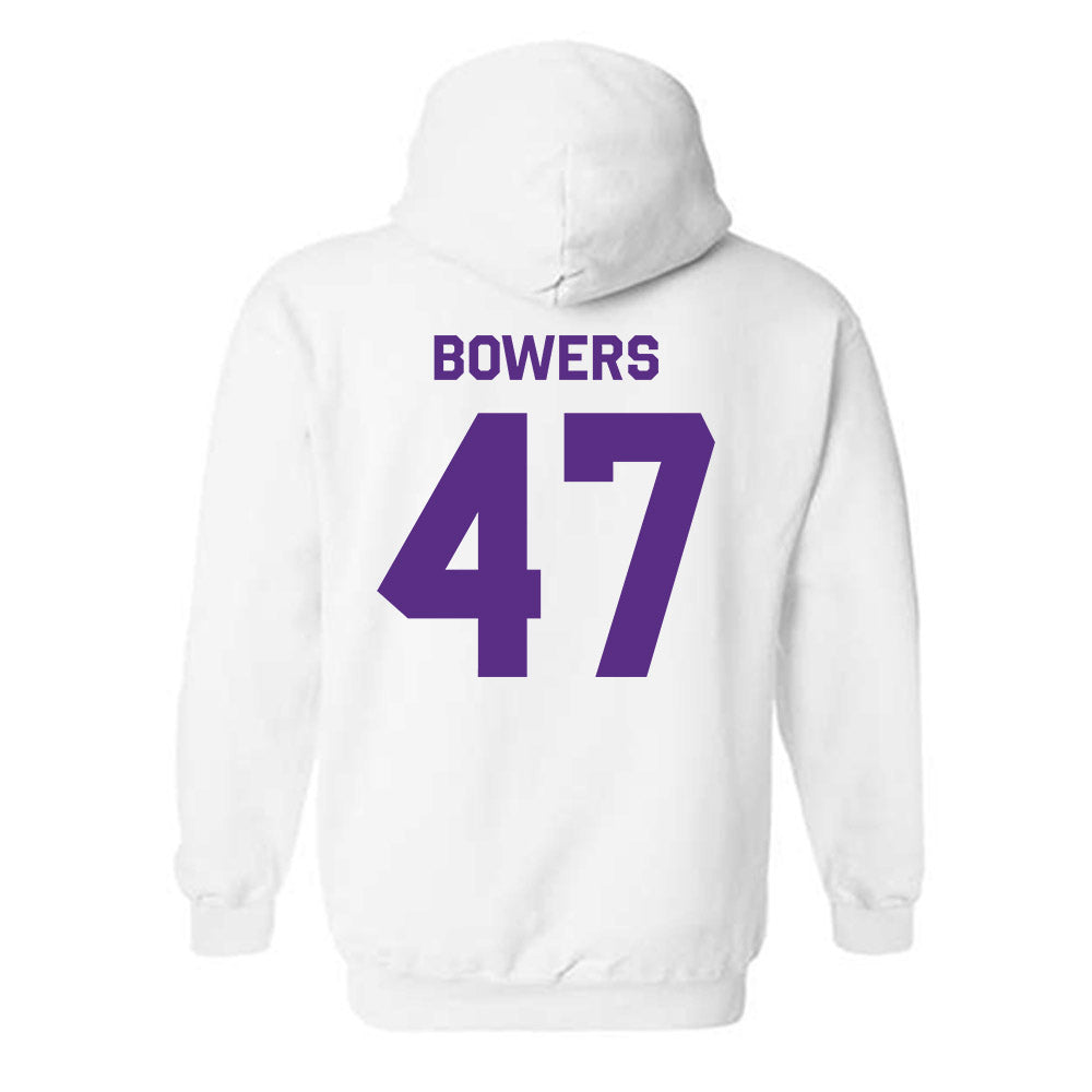 TCU - NCAA Football : Aaron Bowers - Classic Shersey Hooded Sweatshirt-1