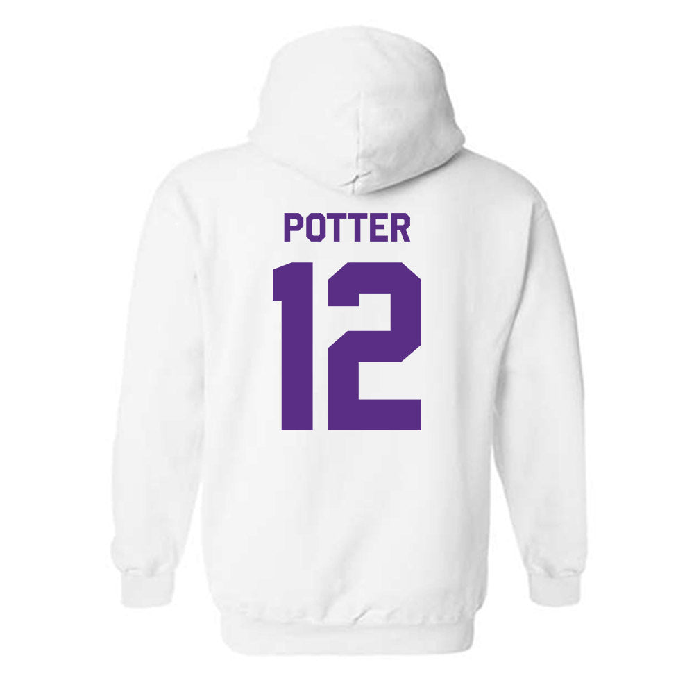 TCU - NCAA Football : David Potter - Classic Shersey Hooded Sweatshirt-1