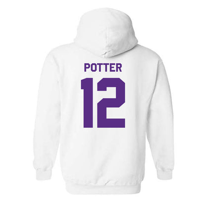 TCU - NCAA Football : David Potter - Classic Shersey Hooded Sweatshirt-1
