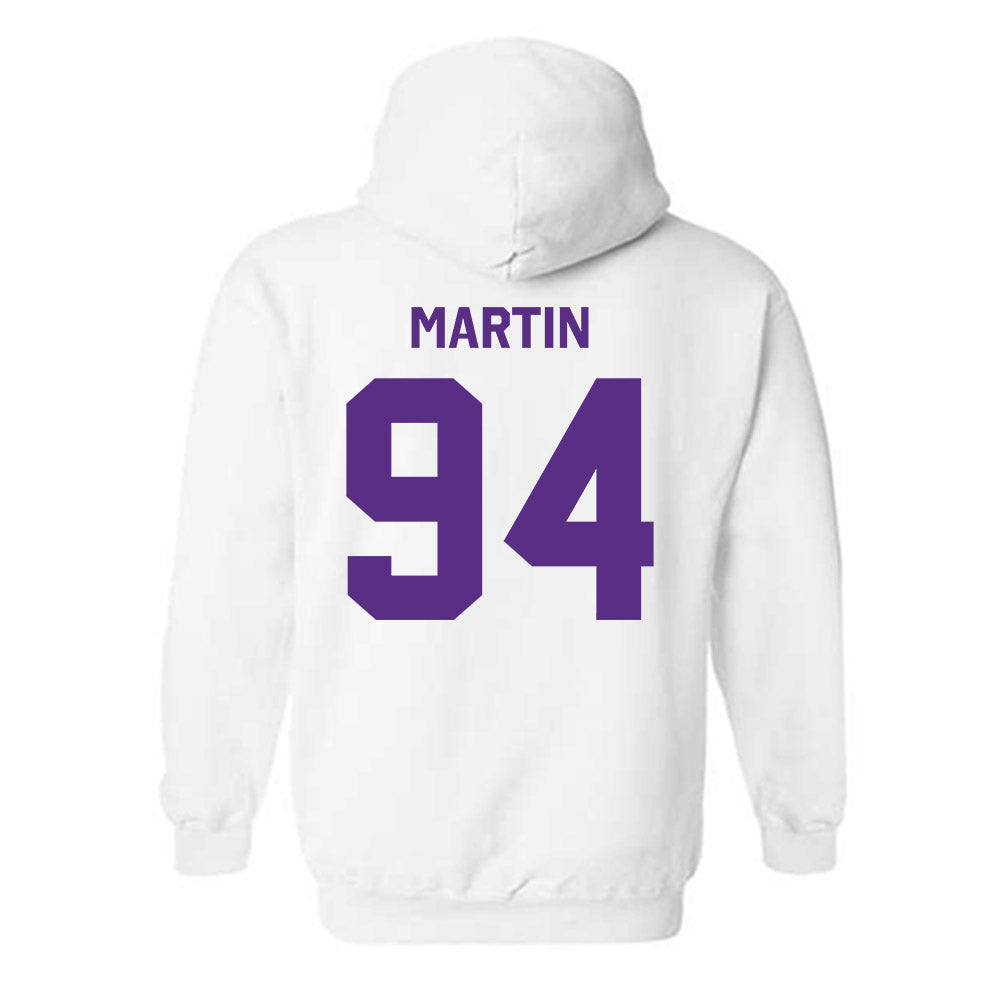 TCU - NCAA Football : Jared Martin - Classic Shersey Hooded Sweatshirt-1