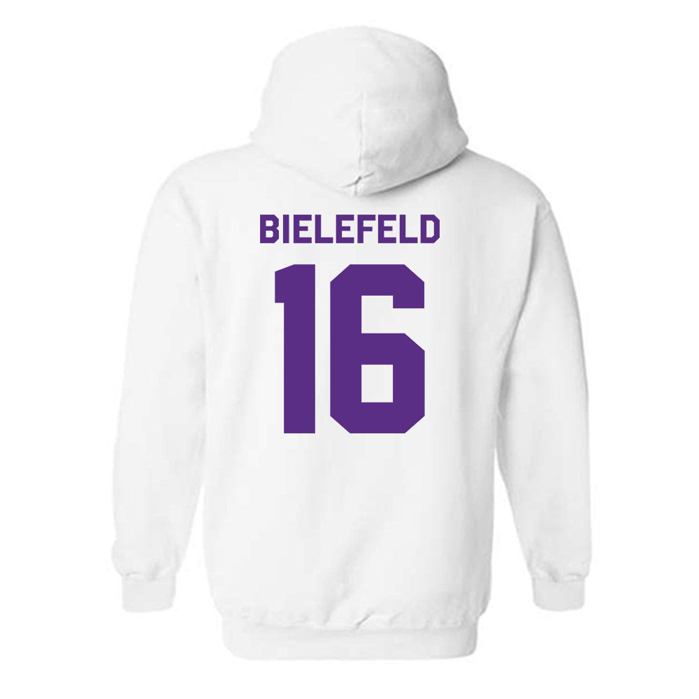 TCU - NCAA Women's Basketball : Clara Bielefeld - Classic Shersey Hooded Sweatshirt-1