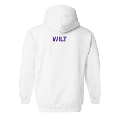 TCU - NCAA Men's Golf : Hudson Wilt - Classic Shersey Hooded Sweatshirt-1