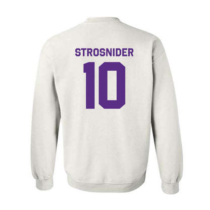 TCU - NCAA Baseball : Sawyer Strosnider - Classic Shersey Crewneck Sweatshirt-1
