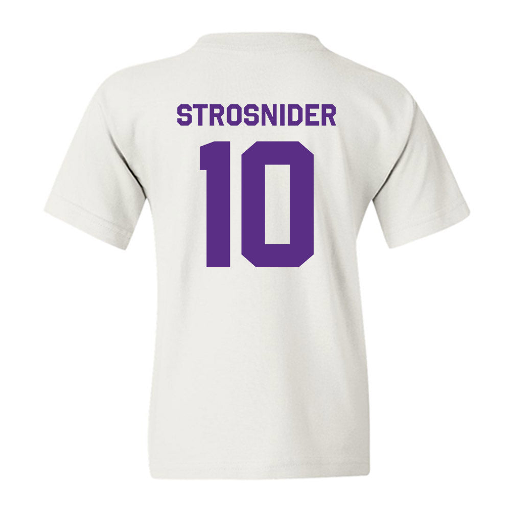 TCU - NCAA Baseball : Sawyer Strosnider - Classic Shersey Youth T-Shirt-1