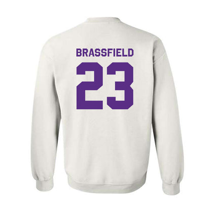 TCU - NCAA Baseball : Mason Brassfield - Classic Shersey Crewneck Sweatshirt-1