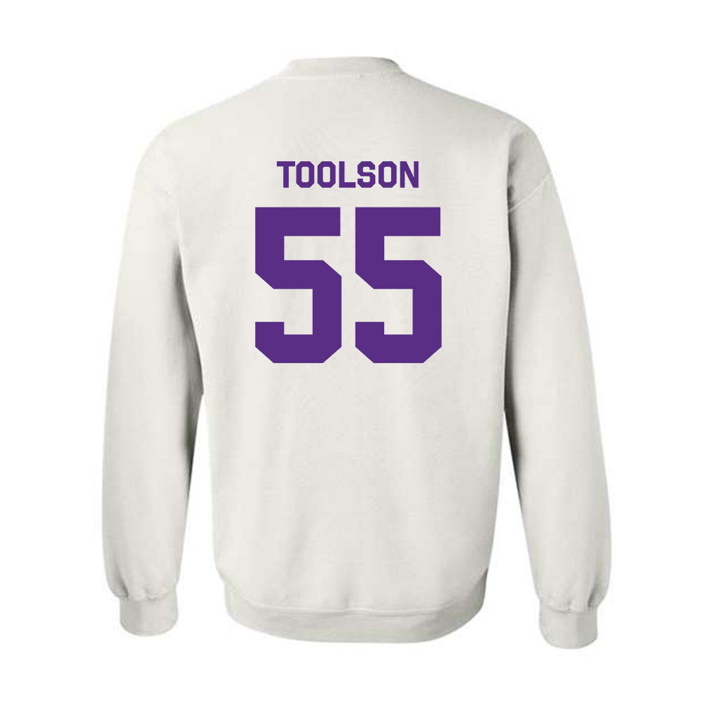 TCU - NCAA Men's Basketball : Tanner Toolson - Classic Shersey Crewneck Sweatshirt-1