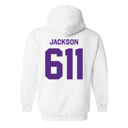 TCU - NCAA Women's Track & Field : Genesis Jackson - Classic Shersey Hooded Sweatshirt-1