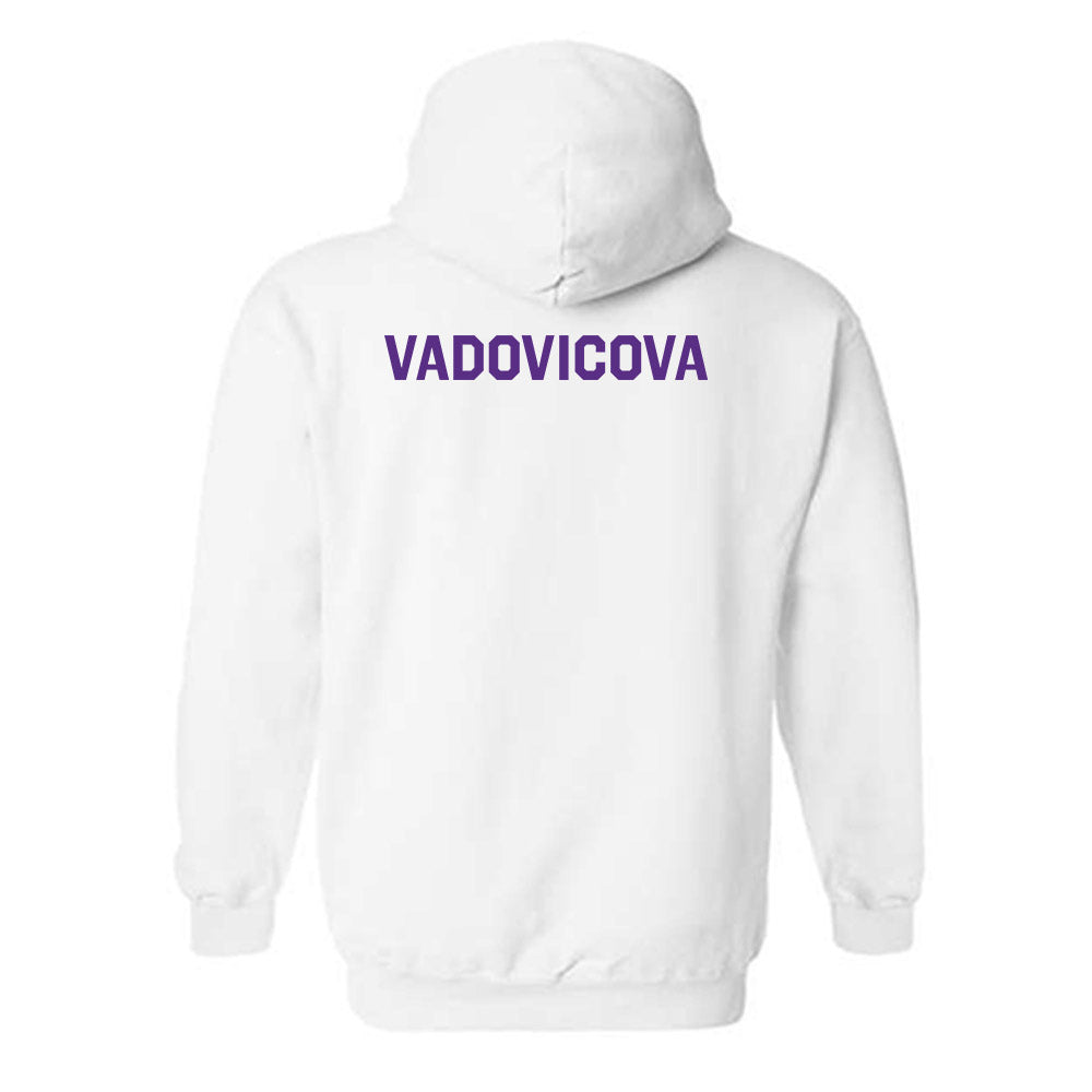 TCU - NCAA Women's Swimming & Diving : Nina Vadovicova - Classic Shersey Hooded Sweatshirt-1