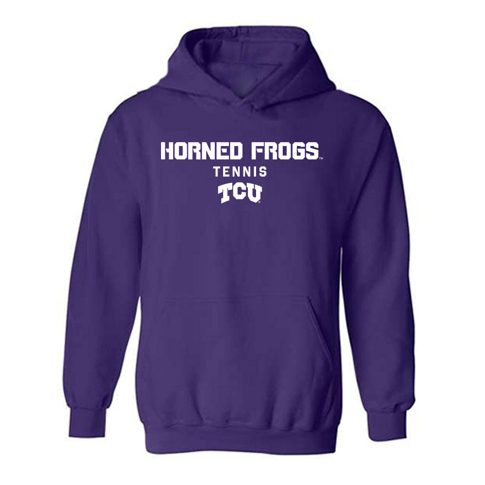 TCU - NCAA Women's Tennis : Cristina Ramos Sierra - Classic Shersey Hooded Sweatshirt-0