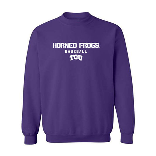 TCU - NCAA Baseball : Uli Fernsler - Classic Shersey Crewneck Sweatshirt-0
