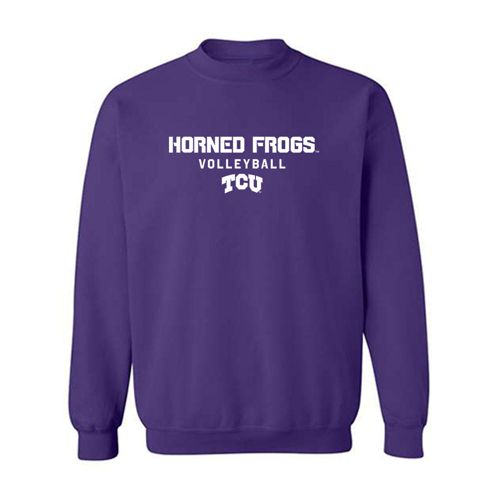TCU - NCAA Women's Volleyball : Mia Lee - Classic Shersey Crewneck Sweatshirt-1