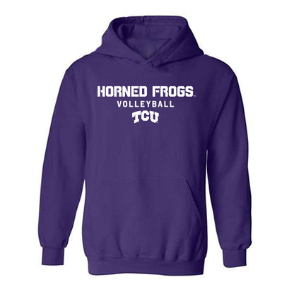 TCU - NCAA Women's Volleyball : Molly Mccarthy - Classic Shersey Hooded Sweatshirt-1