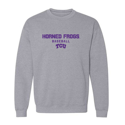 TCU - NCAA Baseball : Ethan Thomas - Classic Shersey Crewneck Sweatshirt-0