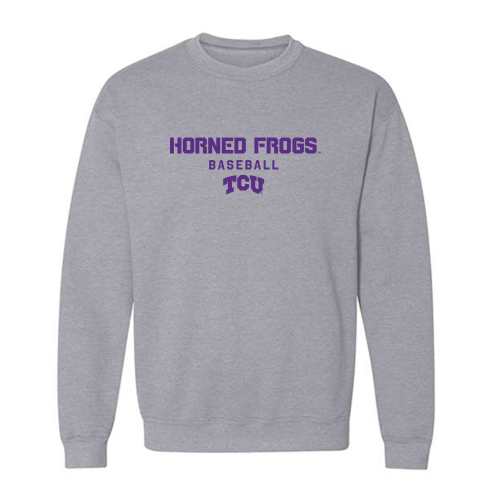 TCU - NCAA Baseball : Kade Eudy - Classic Shersey Crewneck Sweatshirt-0