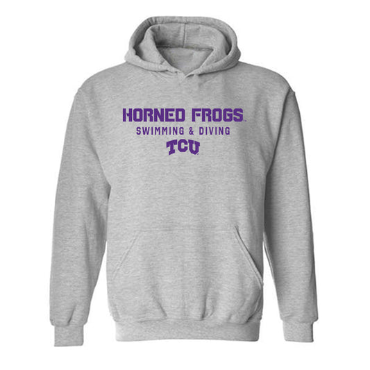 TCU - NCAA Women's Swimming & Diving : Avery Dillon - Classic Shersey Hooded Sweatshirt-0
