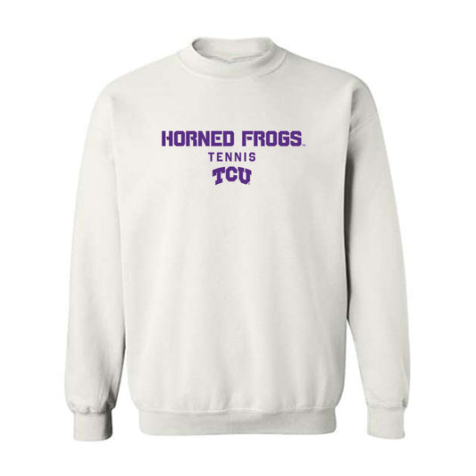 TCU - NCAA Women's Tennis : Cristina Ramos Sierra - Classic Shersey Crewneck Sweatshirt-0