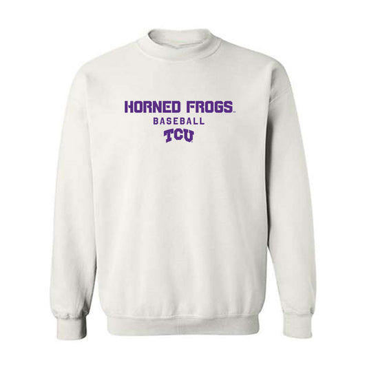 TCU - NCAA Baseball : Noah Franco - Classic Shersey Crewneck Sweatshirt-0