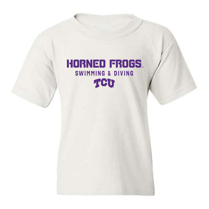TCU - NCAA Men's Swimming & Diving : Grant Chapa - Classic Shersey Youth T-Shirt-0