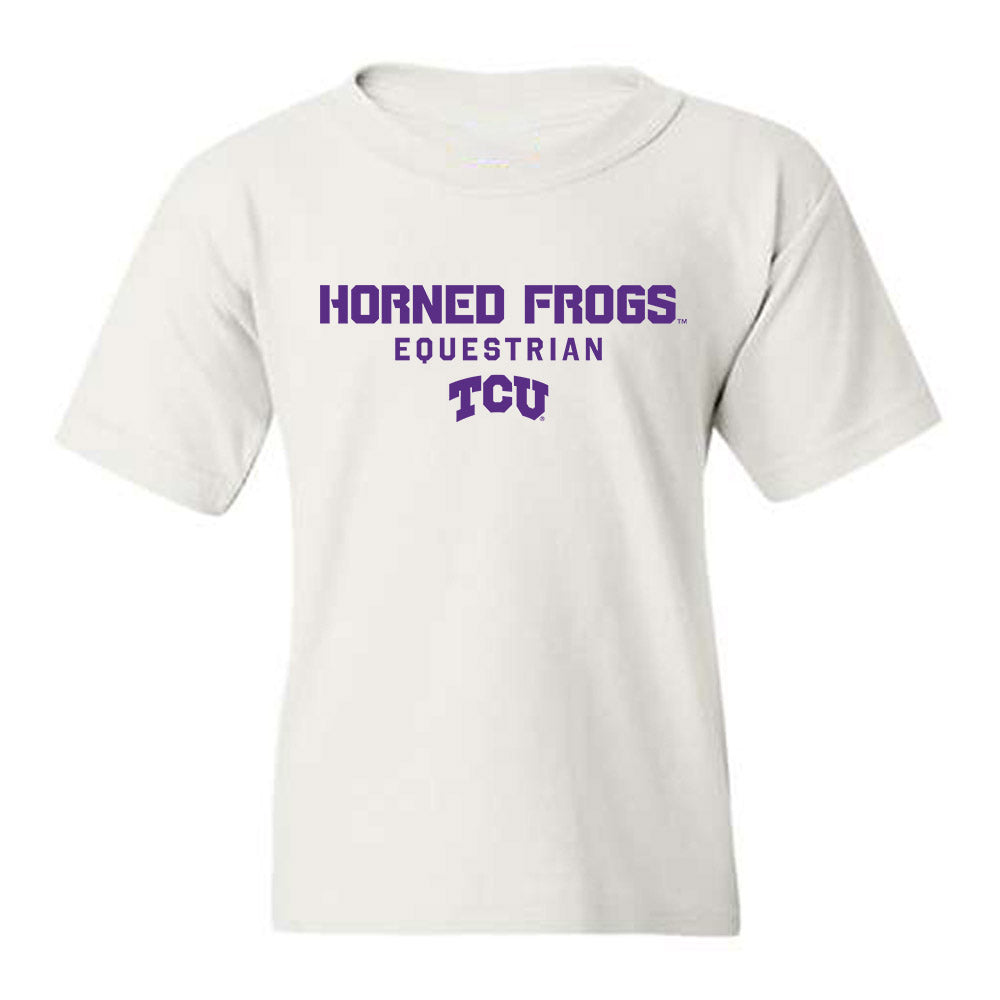 TCU - NCAA Equestrian : Lannie-Jo Lisac - Classic Shersey Youth T-Shirt-0