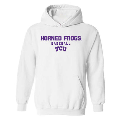 TCU - NCAA Baseball : Tanner Sagouspe - Classic Shersey Hooded Sweatshirt-0