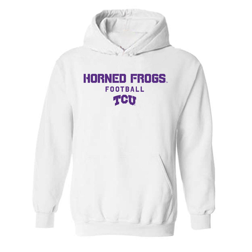 TCU - NCAA Football : Braden Bach - Classic Shersey Hooded Sweatshirt-0