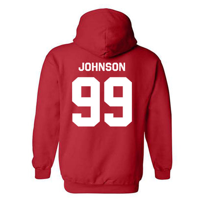 Texas Tech - NCAA Football : JoJo Johnson - Classic Shersey Hooded Sweatshirt-3
