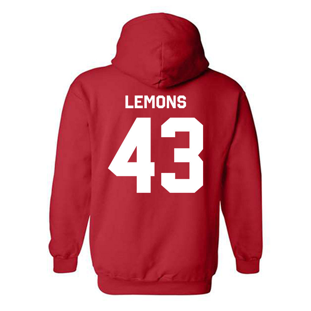 Texas Tech - NCAA Football : Chris Lemons - Classic Shersey Hooded Sweatshirt-1